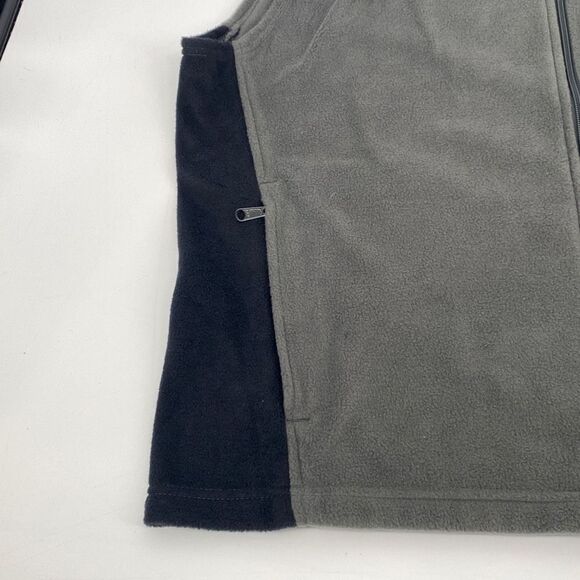 Columbia Men's Fleece‎ Zip-Up Vest Green Black XL - Picture 7 of 15